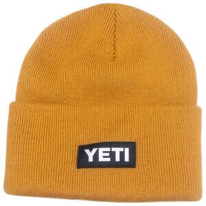 Yeti Logo Beanie Gold Men's Women's New with tags